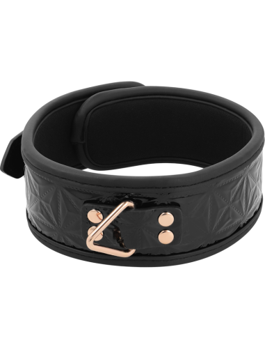 BEGME BLACK EDITION COLLAR CUERO VEGANO CON FORRO DE NEOPRENO