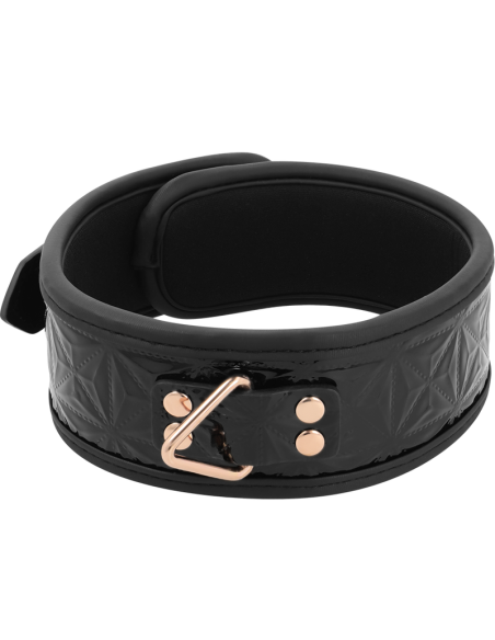 BEGME BLACK EDITION COLLAR CUERO VEGANO CON FORRO DE NEOPRENO BEGME BLACK EDITION COLLAR CUERO VEGANO CON FORRO DE NEOPRENO