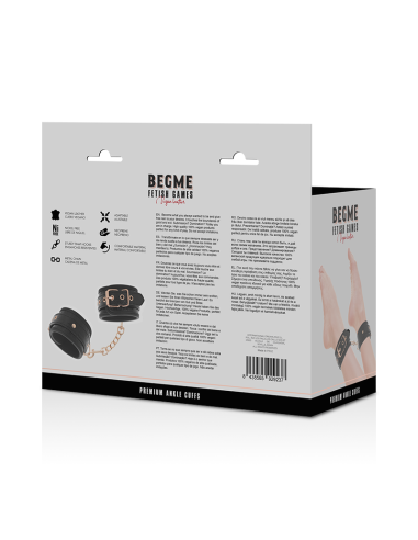 BEGME BLACK EDITION ESPOSAS PARA TOBILLOS CON FORRO DE NEOPRENO