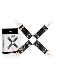 BEGME BLACK EDITION HOG TIE CUERO VEGANO 2