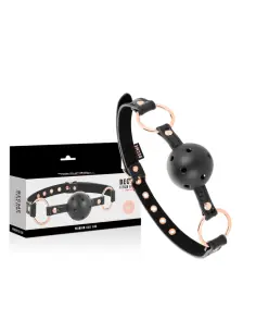 BEGME BLACK EDITION MORDAZA CUERO VEGANO 2