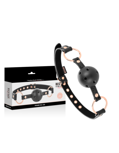 BEGME BLACK EDITION MORDAZA CUERO VEGANO BEGME BLACK EDITION MORDAZA CUERO VEGANO