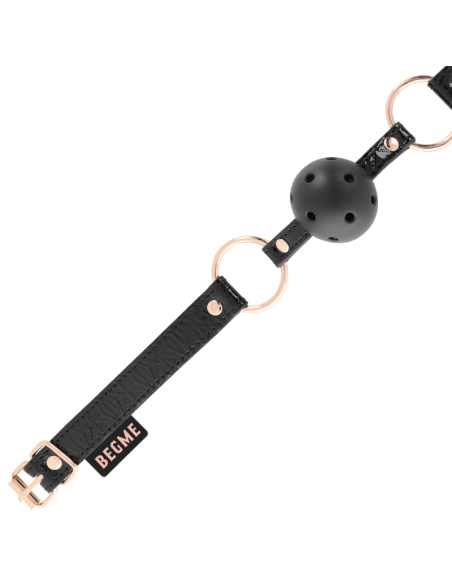 BEGME BLACK EDITION MORDAZA CUERO VEGANO BEGME BLACK EDITION MORDAZA CUERO VEGANO