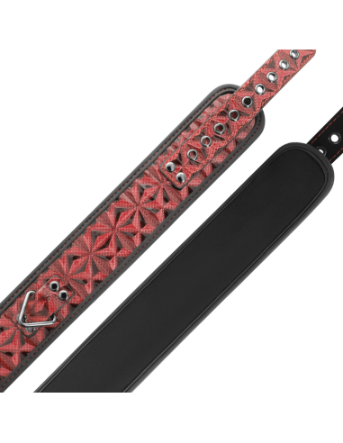 BEGME RED EDITION COLLAR CUERO VEGANO CON FORRO DE NEOPRENO