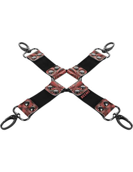 BEGME RED EDITION HOG TIE CUERO VEGANO BEGME RED EDITION HOG TIE CUERO VEGANO