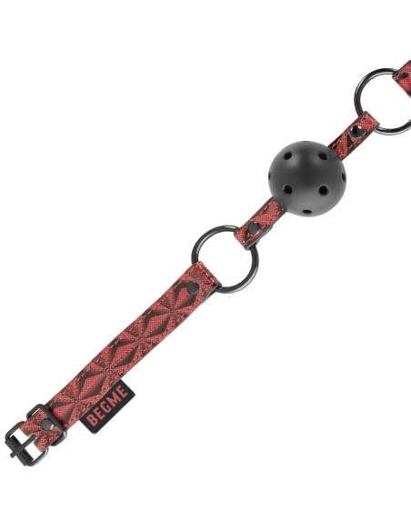 BEGME RED EDITION MORDAZA CUERO VEGANO BEGME RED EDITION MORDAZA CUERO VEGANO