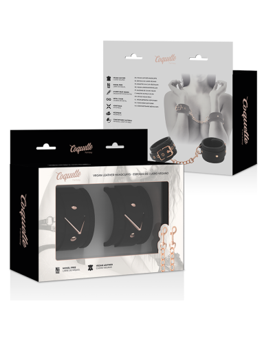 COQUETTE CHIC DESIRE FANTASY ESPOSAS PARA MANOS CUERO VEGANO CON FORRO DE NEOPRENO