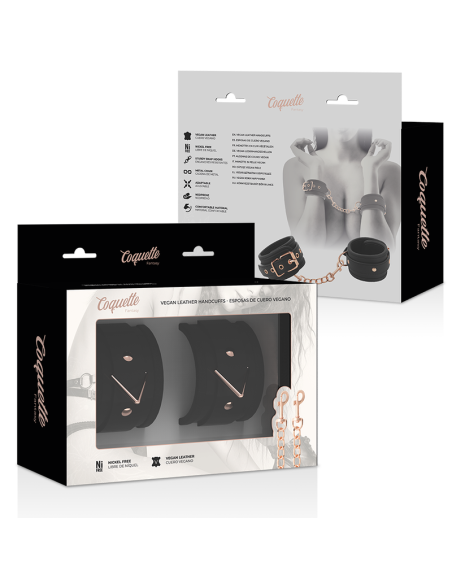COQUETTE CHIC DESIRE FANTASY ESPOSAS PARA MANOS CUERO VEGANO CON FORRO DE NEOPRENO COQUETTE CHIC DESIRE FANTASY ESPOSAS PARA MANOS CUERO VEGANO CON FORRO DE NEOPRENO