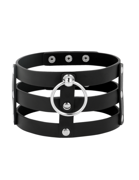 COQUETTE CHIC DESIRE CHOKER CUERO VEGANO ESTILO FETISH