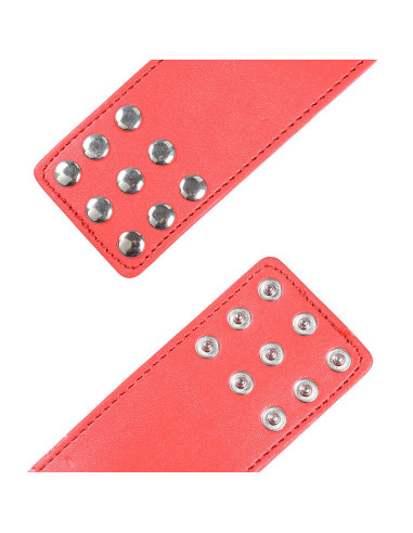 OHMAMA FETISH ESPOSAS ROJAS CIERRE A PRESION