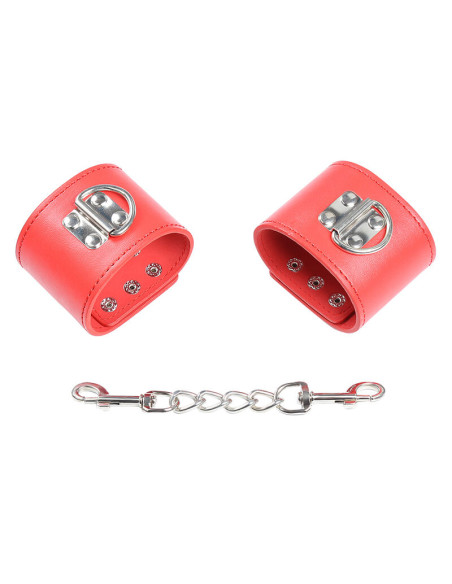 OHMAMA FETISH ESPOSAS ROJAS CIERRE A PRESION OHMAMA FETISH ESPOSAS ROJAS CIERRE A PRESION