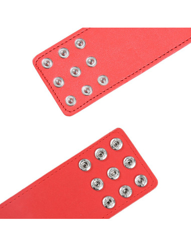 OHMAMA FETISH ESPOSAS ROJAS CIERRE A PRESION