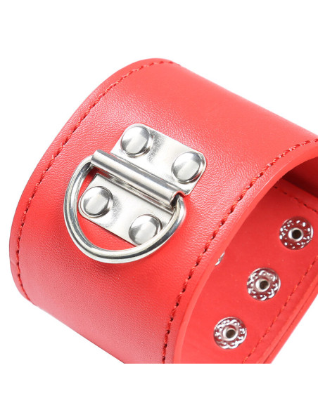 OHMAMA FETISH ESPOSAS ROJAS CIERRE A PRESION OHMAMA FETISH ESPOSAS ROJAS CIERRE A PRESION