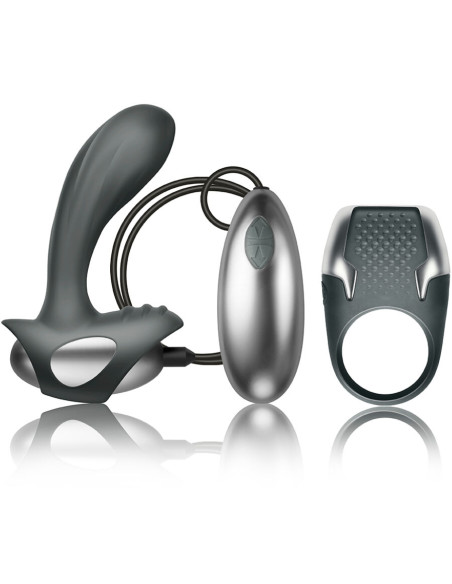 CLIMAXIMUM EXCITE KIT ANILLO PARA PENE MASAJEADOR PRASTATA CON CABLE
