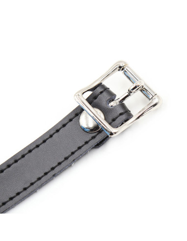 OHMAMA FETISH MORDAZA SILICONA CON CORREA PIEL CANDADO INCLUIDO