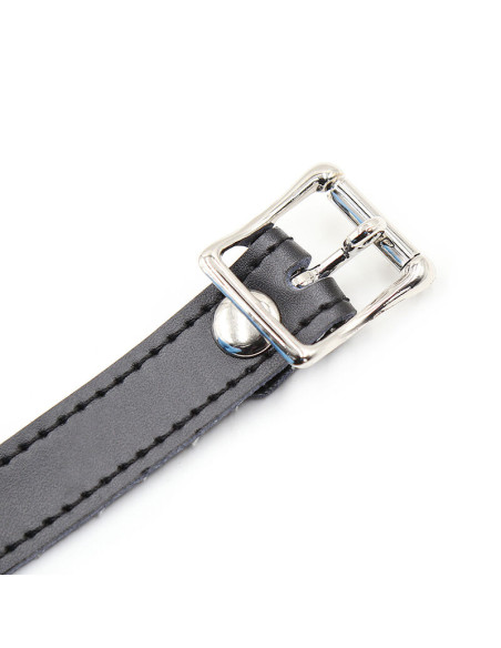 OHMAMA FETISH MORDAZA SILICONA CON CORREA PIEL CANDADO INCLUIDO