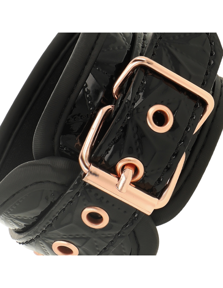 COQUETTE CHIC DESIRE BLACK EDITION ESPOSAS PARA MANOS CON FORRO DE NEOPRENO COQUETTE CHIC DESIRE BLACK EDITION ESPOSAS PARA MANOS CON FORRO DE NEOPRENO