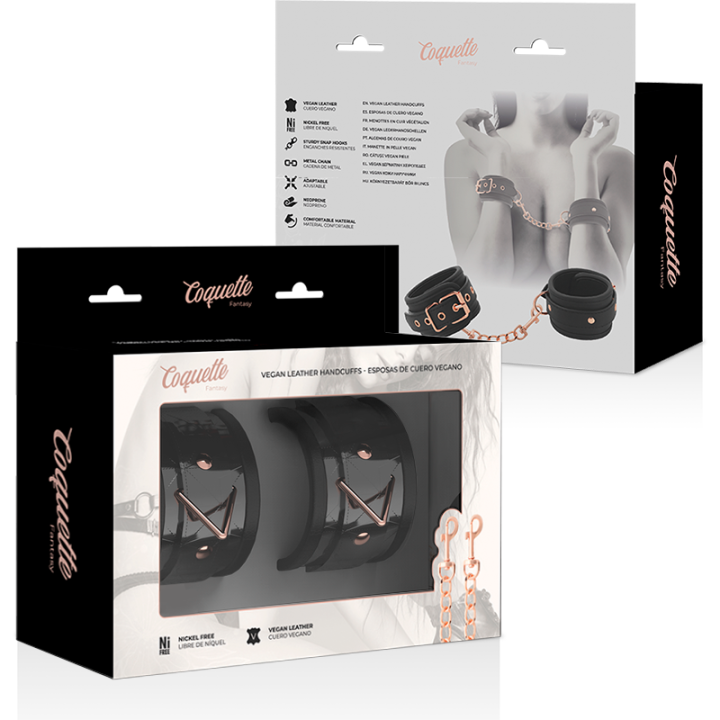 COQUETTE CHIC DESIRE BLACK EDITION ESPOSAS PARA MANOS CON FORRO DE NEOPRENO