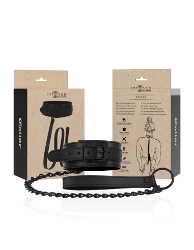 INTENSE FETISH COLLAR DE CUERO VEGANO