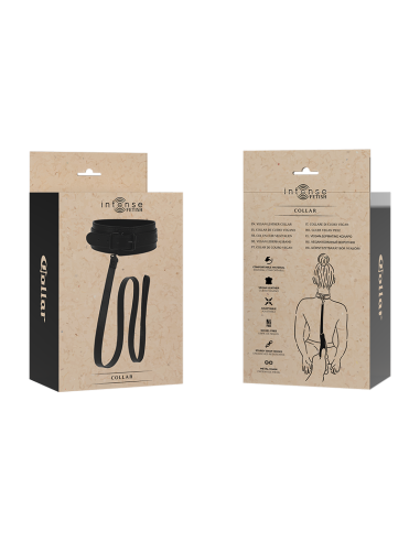 INTENSE FETISH COLLAR DE CUERO VEGANO