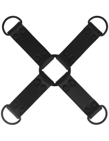 INTENSE FETISH ENGANCHE MULTIPLE PARA MANOS Y PIES DE CUERO VEGANO