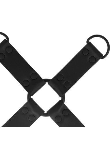 INTENSE FETISH ENGANCHE MULTIPLE PARA MANOS Y PIES DE CUERO VEGANO