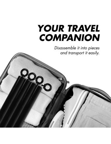 FETISH SUBMISSIVE BONDAGE BARRA SEPARADORA AJUSTABLE 4 PIEZAS