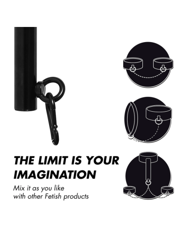 FETISH SUBMISSIVE BONDAGE BARRA SEPARADORA AJUSTABLE 4 PIEZAS