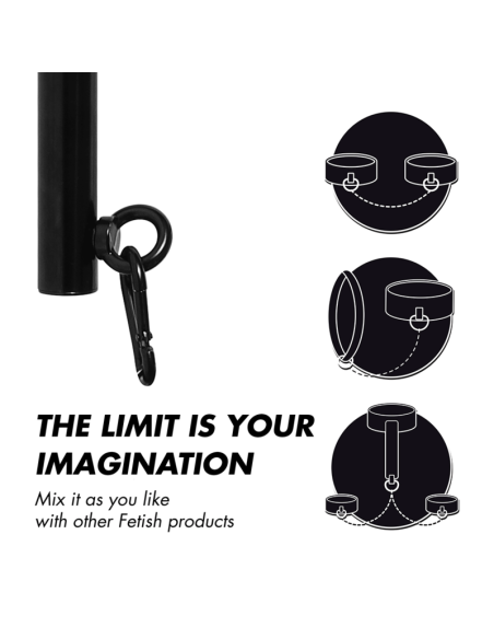 FETISH SUBMISSIVE BONDAGE BARRA SEPARADORA AJUSTABLE 4 PIEZAS FETISH SUBMISSIVE BONDAGE BARRA SEPARADORA AJUSTABLE 4 PIEZAS