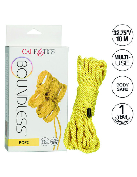 CALEXOTICS BOUNDLESS CUERDA 10M AMARILLO CALEXOTICS BOUNDLESS CUERDA 10M AMARILLO