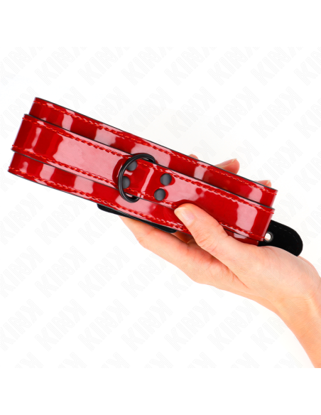 KINK COLLAR AJUSTABLE ROJO VINO 375 495 CM X 5 CM KINK COLLAR AJUSTABLE ROJO VINO 375 495 CM X 5 CM