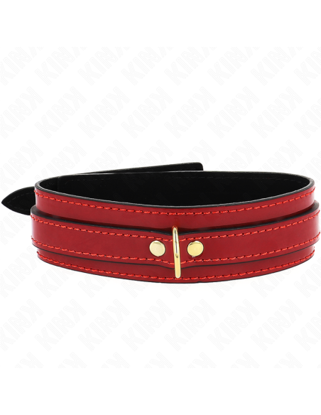 KINK COLLAR AJUSTABLE ROJO VINO DETALLES DORADOS 29 425 CM X 4 CM KINK COLLAR AJUSTABLE ROJO VINO DETALLES DORADOS 29 425 CM X 4 CM
