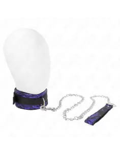 KINK COLLAR CON CORREA 105 CM CORTO DE ENCAJE DE TERCIOPELO CON RIBETE DE NAILON 44 X 55 CM 2