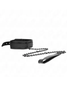 KINK COLLAR CON CORREA 78 CM BONDAGE DE NEOPRENO MODELO 1 AJUSTABLE 375 X 495 CM
