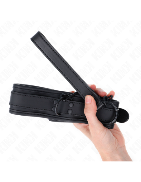 KINK COLLAR CON CORREA 78 CM BONDAGE DE NEOPRENO MODELO 1 AJUSTABLE 375 X 495 CM KINK COLLAR CON CORREA 78 CM BONDAGE DE NEOPRENO MODELO 1 AJUSTABLE 375 X 495 CM