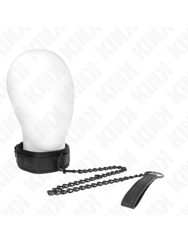 KINK COLLAR CON CORREA 78 CM BONDAGE DE NEOPRENO MODELO 2 AJUSTABLE 375 X 495 CM