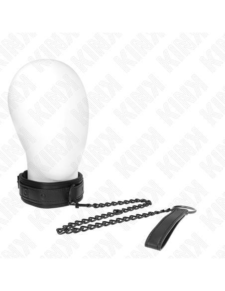 KINK COLLAR CON CORREA 78 CM BONDAGE DE NEOPRENO MODELO 2 AJUSTABLE 375 X 495 CM