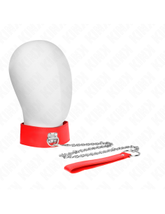KINK COLLAR CON CORREA 65 CM ANCHO ROJO AJUSTABLE 335 41 CM X 5 CM 2