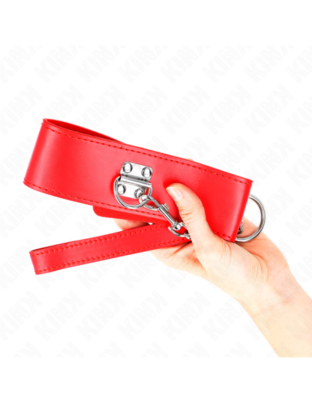 KINK COLLAR CON CORREA 65 CM ANCHO ROJO AJUSTABLE 335 41 CM X 5 CM