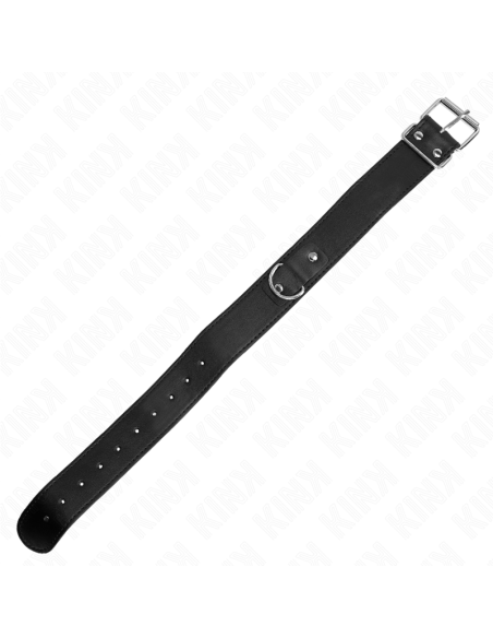 KINK COLLAR CON CORREA 116 CM FINO NEGRO AJUSTABLE 32 50 CM X 8 CM