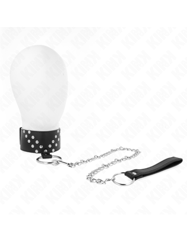 KINK COLLAR CON CORREA 65 CM CON REMACHE EN V AJUSTABLE 36 43 CM X 5 CM