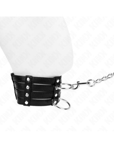 KINK COLLAR CON CORREA 65 CM ESTILO SUB AJUSTABLE 35 51 CM X 7 CM