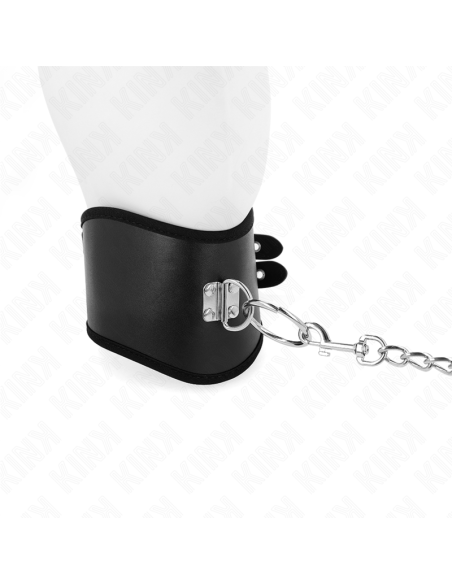 KINK COLLAR CON CORREA 65 CM ANCHO NEGRO AJUSTABLE 40 55 CM X 10 CM KINK COLLAR CON CORREA 65 CM ANCHO NEGRO AJUSTABLE 40 55 CM X 10 CM