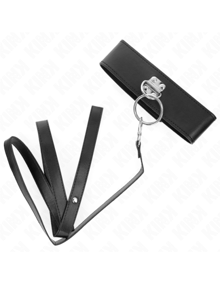 KINK COLLAR CON CORREA 116 CM CON TACHUELAS CORREA POLIPIEL 50 X 5 CM