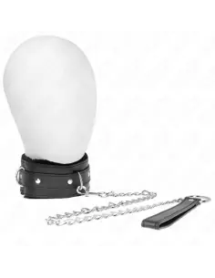 KINK COLLAR CON CORREA 65 CM CON RESTRICCIONES NEGRO AJUSTABLE 36 42 CM X 55 CM