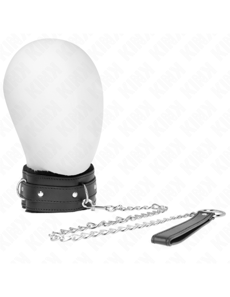 KINK COLLAR CON CORREA 65 CM CON RESTRICCIONES NEGRO AJUSTABLE 36 42 CM X 55 CM KINK COLLAR CON CORREA 65 CM CON RESTRICCIONES NEGRO AJUSTABLE 36 42 CM X 55 CM