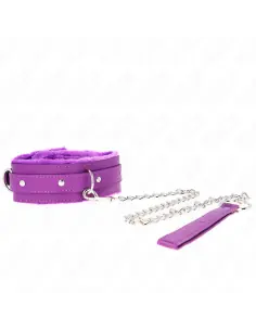 KINK COLLAR CON CORREA 65 CM CON RESTRICCIONES MORADO AJUSTABLE 36 42 CM X 55 CM