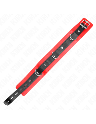 KINK COLLAR CON CORREA 65 CM ROJO 54 X 45 CM