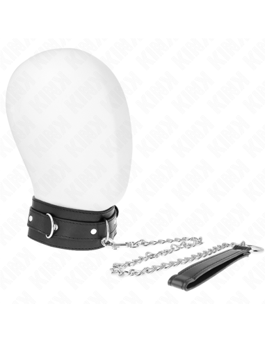 KINK COLLAR CON CORREA 65 CM NEGRO 54 X 45 CM