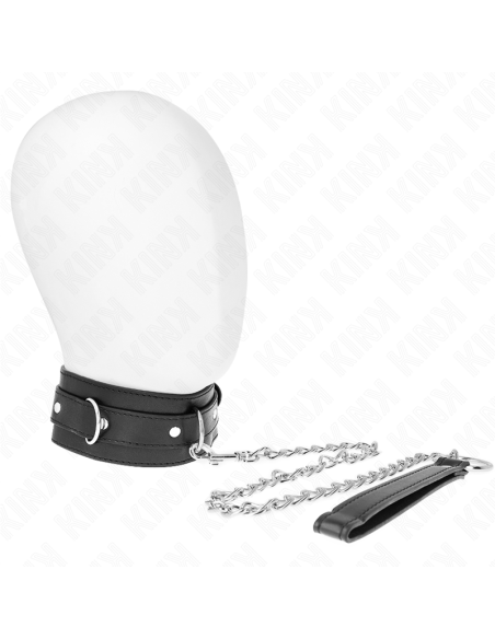 KINK COLLAR CON CORREA 65 CM NEGRO 54 X 45 CM